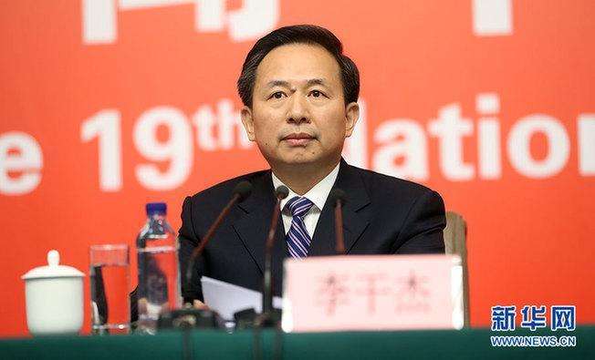 環(huán)境保護(hù)部黨組書記、部長李干杰